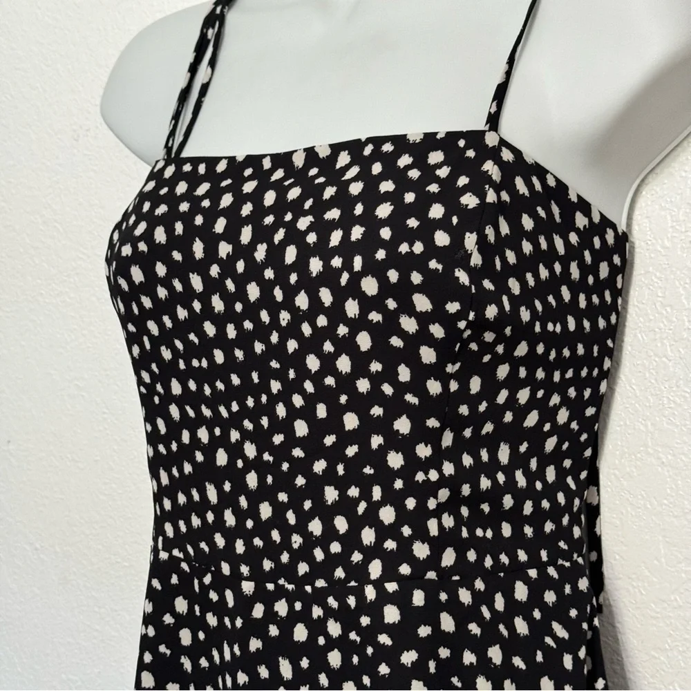 Lola Grace black and white polka dot print dress size large - Picture 5 of 9